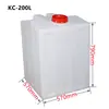 Tanque de Agua Vertical de PE Plástico Espeso Rectangular Equipo Laboratorio Medicina Barril Agitación Química Disolución de Sal Retención de Agua