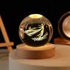 Planeta Natal alce bola de cristal luminosa 3d escultura interior luz noturna fazendo decoração de mesa aniversário presente do Dia dos Namorados