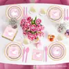 Mm180 Niñas Cisne Ballet Cisne Blanco Vajilla para Fiesta 8 Personas Set de 4 Piezas Plato de Papel Vaso de Papel