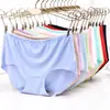 [40,00 kg-85,00 kg] Ropa interior de seda de hielo sin costuras para mujer, entrepierna de algodón, cintura media, bragas sexys para niñas, ropa interior