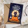 Compra directa transfronteriza Halloween gato negro lindo calabaza fantasma set de sobres para tarjetas de felicitación tarjeta con mensaje de bendición festiva