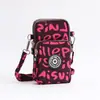 Bolsa diagonal para teléfono móvil al por mayor Nueva Bolsa pequeña para mujer Bolsa de tela para teléfono móvil bolsa vertical para cuello brazo muñeca monedero
