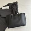 Bolso grande para mujer, invierno 2024, nuevo estilo coreano, moderno, sencillo, de gran capacidad, moderno, bolso de mano informal, estilo occidental, bolso de hombro