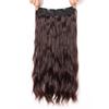 Peruca Cabelo Comprido Feminino Uma Peça Água Ondulado Cabelo Encaracolado Simulação Cabelo Invisível Fixação Peça Fofo Sem Marca Patch