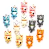 Joias DIY Resina Gatinho Joias Artesanais Fazer Brincos Brincos Brincos Pingente Pingente Acessórios W255