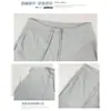 Pantalones de pierna ancha de seda helada para mujer 2026 Nuevos de verano finos de cintura alta de pierna recta fluidos casuales adelgazantes protectores solares