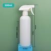 Botella de Spray Transparente de 500 ml para Belleza y Peluquería Niebla Fina Plástico Hombro Redondo Botella de Spray Pet para Regar Flores y Desinfectar Botella Pistola de Spray de Mano