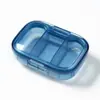 Caja de Almacenamiento de Medicamentos, Caja de Medicamentos Portátil Sellada, Caja Transparente de Tres Compartimentos para Dispensar Medicamentos, Venta al por Mayor de Cajas de Medicamentos Multifuncionales