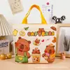 Capibala Bolsa de Lona Portátil Bolsa de Regalo Bolsa de Algodón Gran Capacidad Bolsa de Compras Bolsa de Algodón Bolsa de Lona Al por Mayor