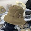 Chapéu de pescador estilo coreano de nylon de secagem rápida, reto, com aba, para primavera e verão, moda outdoor masculina e feminina, chapéu bucket pequeno à prova de sol para o rosto