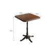 Combinación de Mesa y Silla de Madera Maciza para Cafetería, Sencilla para Celebridad de Internet, Restaurante Musical, Restaurante Occidental, Tienda de Cocina, Tienda de Té con Leche, Mesa y Sillas de Restaurante