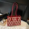 Nova Bolsa Nacional Estilo Chinês para Mulheres, Novo Modelo 2026, Bolsa de Ombro com Caractere Duplo da Felicidade Vermelho, Grande Capacidade para Casamento, Bolsa de Noiva e Madrinha