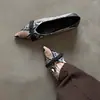 Boutique~2026 Otoño Nuevo Estilo Punta Puntiaguda Zapatos Planos para Mujer Boca Baja Bloque de Color Moño Zapatos de Trabajo de Moda para Mujer