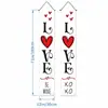 Ambiente Romántico Transfronterizo Parejas Decoración Fotográfica para Fiestas de Alto Nivel Día de San Valentín Bandera de Garaje Banner Tela de Fondo