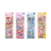 Pegatinas PET translúcidas impermeables con motivos florales para journaling DIY y decoración de diarios, pegatinas de plantas y flores frescas y delicadas transfronterizas