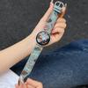 Adecuado para Correa de Huawei Watch Gt5/6Pro, Nuevo Vaquero Watchgt4 Cuero Genuino Femenino Watch4 Gama Alta Gt32