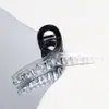 Pinza Transparente Cuadrada de Moda para Mujer, Tamaño Grande, para Peinados Recogidos, con un Toque Elegante y de Alta Gama
