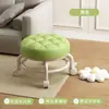 Taburete para Sala de Estar, Cómodo para Sentarse Largo Tiempo, Taburete Bajo Pequeño con Ruedas Giratorias, Taburete Bajo Móvil, Taburete para Cambiarse los Zapatos en Casa de Alquiler, Esencial para el Cuidado Infantil