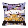 Nueva funda de almohada de perro de orejas grandes de dibujos animados lindos cojín de sofá cojín de animación cojín de cintura de felpa corta venta al por mayor