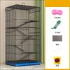 Gaiola de Esquilo de Três Camadas, Gaiola Especial para Chinchilas e Esquilos, Grande Gaiola Villa Elevada para Gerbils e Esquilos Voadores, Gaiola Pequena para Animais de Estimação