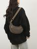 2025 Nova Bolsa de Ombro Mochila Feminina Moda Combina com Tudo Nylon Shout Bolsa Transversal Casual Bolsa Dumpling Tendência