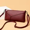 Bolso de Mujer 2026 Nuevo Estilo Patchwork Moda Estilo Mamá de Mediana Edad Bolso Pequeño para Teléfono Móvil y Monedas Versátil Simple Cruzado