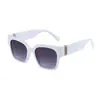 Moda Lentes de Sol de Marco Grande de Moda para Hombres y Mujeres, Lentes de Sol de Remaches y Puntos de Perforación Versátiles, Lentes de Sol para Hombres y Mujeres Europeos y Americanos con Protección UV400
