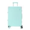 Maleta de Moda con Marco de Aluminio Logo Fijo Contraseña Carrito de Mano de 20 pulgadas Bolsa con Patrón de Pedido Maleta de Regalo Fabricante