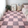 Alfombra de terciopelo con costuras alfombra de gamuza alfombra de espuma tipo rompecabezas eva dormitorio tienda completa hogar alfombra de piso alfombra para gatear fabricantes