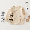 Bodies para Bebê Recém-Nascido Estilo Primavera e Outono, Algodão Antibacteriano Classe A para Recém-Nascidos, Estilo Quatro Estações, Roupas para Bebê Macacão 0-6 Meses