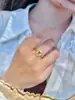 Anillo de Caramelo de Roca Diamante Blanco Nicho Alto Gama Pareja Lujo Accesible Diseño Piedra Preciosa Abierta Zircón Color Hombre Anillo Tesoro para Mujer
