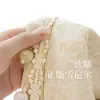 Nuevas Cortinas Florales Morris Estilo Francés, Totalmente Opacas, Estilo Crema, para Dormitorio y Sala de Estar, Cortinas de Chenille Románticas de Alta Gama