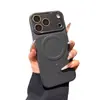 Adequado para Capa de Celular Iphone18Promax, Textura de Couro Fibra de Carbono, Toque Suave Magnético, Capa Protetora Anti-Queda Apple 17 16