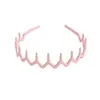 Diadema Europea y Americana Transfronteriza Simple Básica Estilo Elegante Retro Color Sólido para Lavado de Cara de Mujer