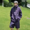 Conjunto Ligero de Ropa con Protección Solar Estilo Montaña para Hombres y Mujeres, Ropa de Verano para Exteriores con Protección Solar, Anti-UV, Chaqueta Transpirable con Sensación de Hielo para Protección Solar