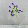 Arranjo de Flores Artificiais de Rosa de 6 Cabeças para Decoração de Casamento, Parede de Flores de Rosa Multi-Cabeças Prop para Fotografia, Flor para Decoração de Casa