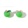 Accesorios de Joyería con Goteo de Aceite Estéreo de Frutas DIY Colgante de Fresa Pendientes Cadena de Teléfono Móvil Llavero Colgante Materiales Hechos a Mano