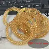 Pulsera de Cuentas Facetadas Planas de Citrino Brasileño Natural para DIY Joyería Original Pulsera de Cuentas Planas Facetadas Pulsera para Regalar