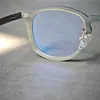 Montura de Espejo de Cuerno de Sándalo Natural de Gama Alta Retro para Negocios, Moderna, Ligera, Lujosa, Cómoda y Amigable con la Piel, Se Puede Combinar con Lentes para Miopía