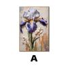 Pintura decorativa abstracta de estilo crema para sala de estar, diseño de flores retro de alta gama, fondo de sofá, pintura colgante de pared, murales frescos para entrada.