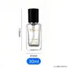 Botella cuadrada de vidrio para base de maquillaje 30 ml, botella dispensadora de loción tipo prensa, botella cosmética para crema de protección solar con cabezal de bomba, botella vacía