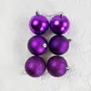 Decoraciones Navideñas 4/6/8cm Plástico Colorido Galvanizado Set de Bolas de Navidad Colgante para Árbol de Navidad Decoración Festiva