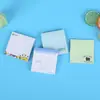 Blocos de Notas Criativos para Escritório, Papelaria de Desenho Animado, Notas Adesivas Portáteis, Blocos de Notas Delicados