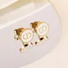 No es necesario quitarse los pendientes al ducharse, tachuelas para el cartílago de titanio, pendientes de gota de aceite, accesorios de diseño para el día a día, joyería de oído de moda al por mayor