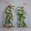 Arco Artificial de Flores Estilo Floresta em Formato de Chifre para Cerimônias de Casamento, Decorações de Boas-Vindas, Arranjos para Eventos em Shoppings e Hotéis, Item Quente de Vendas Transfronteiriças
