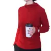 21005 Da Ai Mei Yuan 2025 Novo Moletom Feminino Manga Longa com Capuz Pulôver Modelagem Justa Fashionável e Estiloso