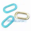 Accesorios para joyería DIY cobre puro nariz de cerdo goteando conector de doble agujero tamaño grande pequeño Rosa Rojo Rosa