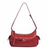 2025 Nova Bolsa Doce para Vinho Bolsa de Mahjong Moda Casual de Verão Bolsa de Ombro Retrô Bolsa de Meia-Lua Estilosa para Meninas Bolsa de Axila