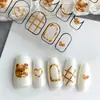 [Serie X2] Calcomanías Tridimensionales Ajuste 3D y Realistas Mismo Estilo que las Celebridades de Internet Populares Ins Pegatinas y Accesorios para Uñas