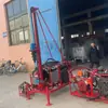 Equipo de Perforación de Montaña con Ruedas 30m Perforación Down-The-Hole Motor de Gasolina Portátil Desmontable